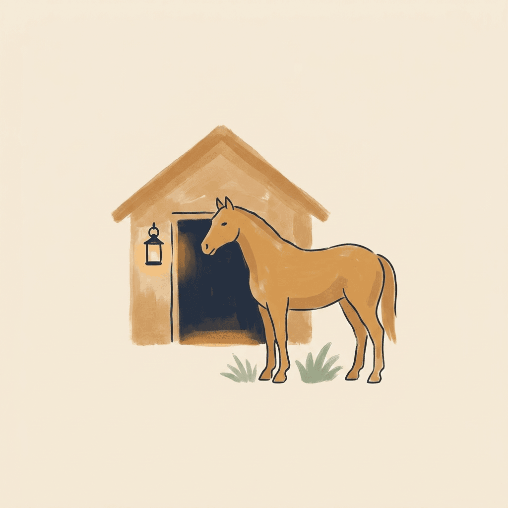 Pictogramme Écurie